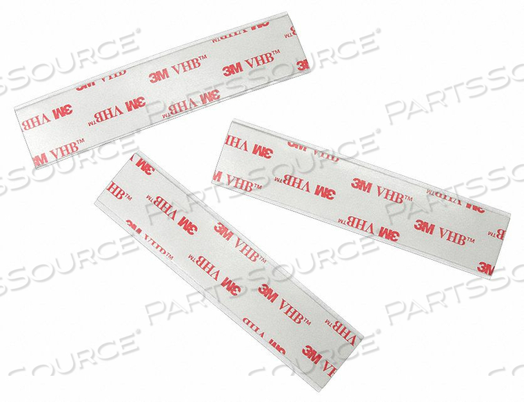 DOUBLE COATED TAPE 1/2IN X 2IN PK100 by 3M Consumer DOUBLE COATED TAPE 1/2IN X 2IN PK100 by 3M Consumer