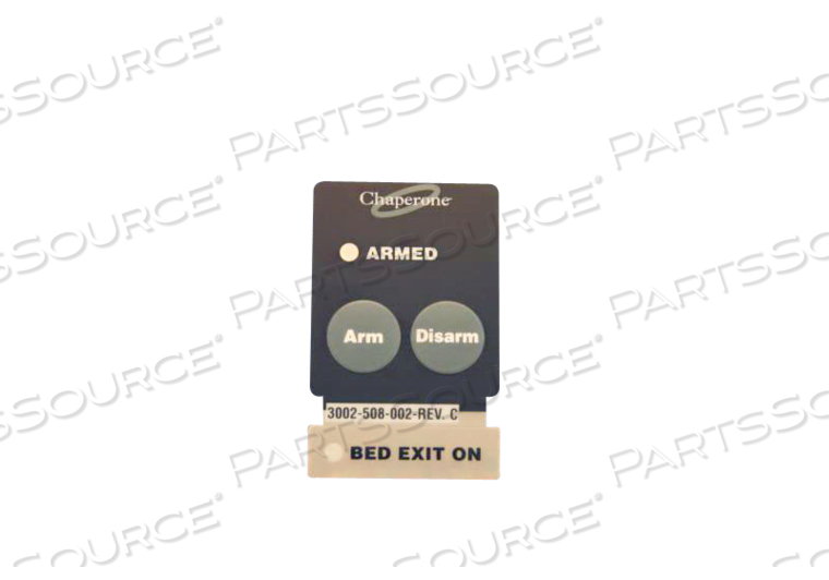 BED EXIT MODULE LABEL FOR FOOT BOARD ASSEMBLY 