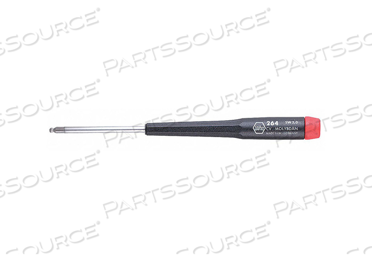 PRECISION BALL END HEX SCREWDRIVER 1/16" X 50MM by Wiha Tools