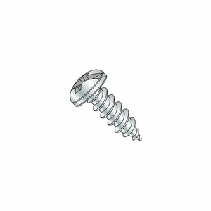 #6 X 1-1/4" SHEET METAL SCREW - COMBO PAN HEAD - STEEL - ZINC PLATED - PKG OF 100 by Titan Fasteners