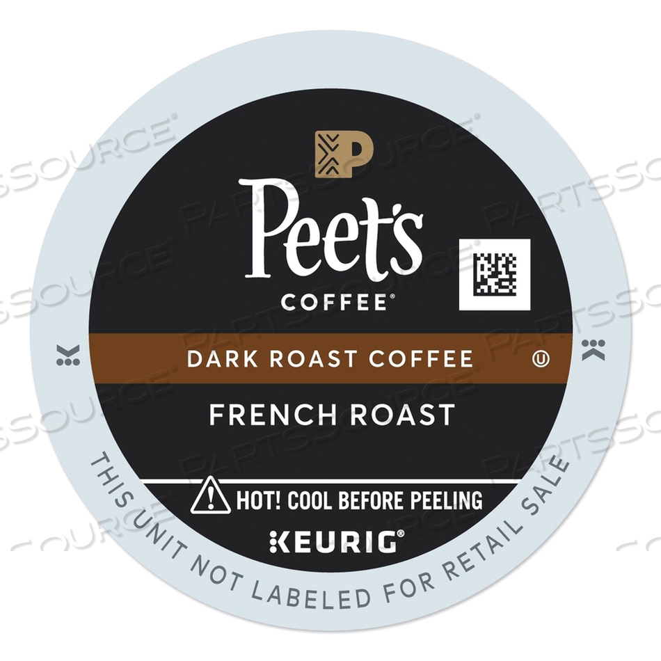 FRENCH ROAST COFFEE K-CUPS by Peet's Coffee & Tea FRENCH ROAST COFFEE K-CUPS by Peet's Coffee & Tea