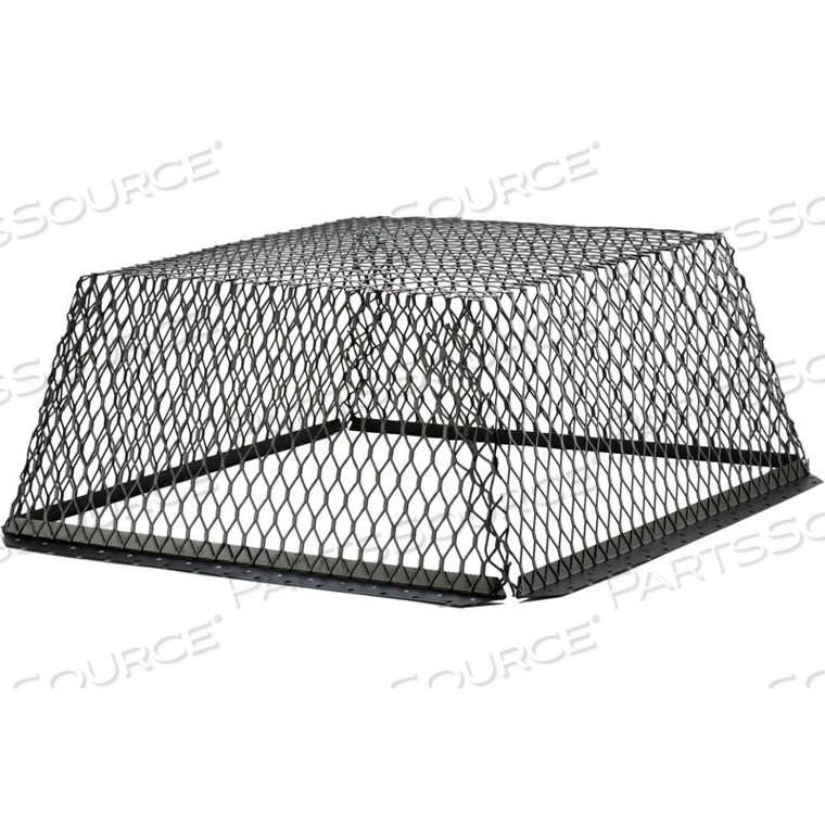 ROOF VENTGUARD BLACK-PAINTED GALVANIZED STEEL 30" X 30" X 12" by HY-C ROOF VENTGUARD BLACK-PAINTED GALVANIZED STEEL 30" X 30" X 12" by HY-C