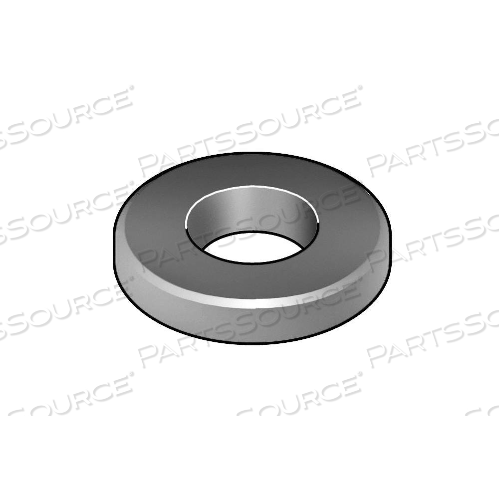 BEVELED WASHER, FOR SCREW SIZE 1 IN, STAINLESS STEEL, 18-8, PLAIN, 1.031 IN IN DIA, 2 IN OUT DIA by Approved Vendor
