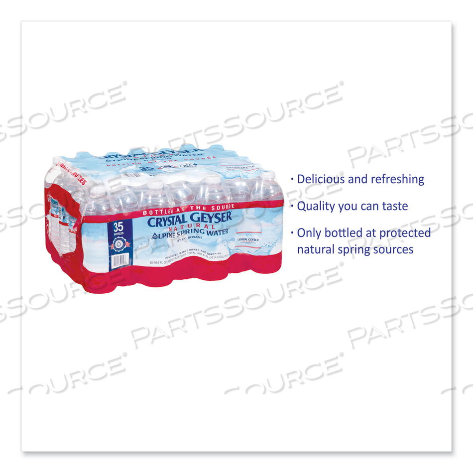 NATURAL ALPINE SPRING WATER, 16.9 OZ BOTTLE by Crystal Geyser
