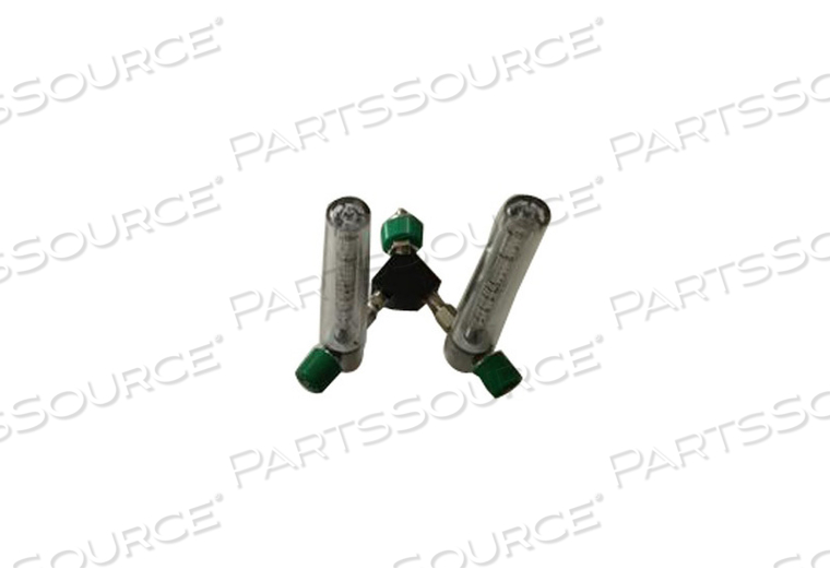 Y-BLOCK COMPACT FLOWMETER, 0 TO 15 LPM, DISS FEMALE HAND TIGHT, AIR by Precision Medical, Inc. Y-BLOCK COMPACT FLOWMETER, 0 TO 15 LPM, DISS FEMALE HAND TIGHT, AIR by Precision Medical, Inc.