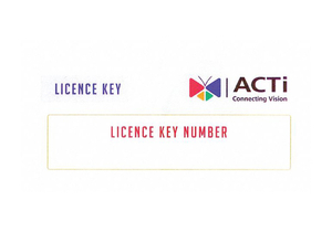 VMS SOFTWARE LICENSE ACTI ALPR SERVER by ACTi