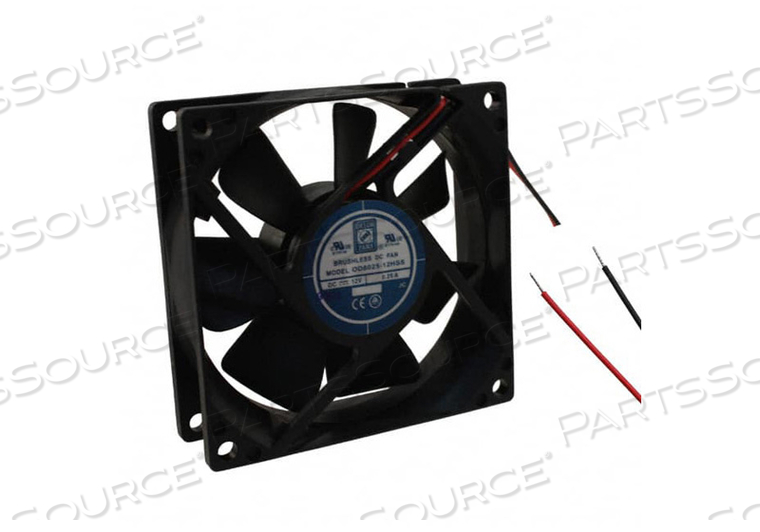 TUBEAXIAL FAN, 12 VDC, 2.9 W, 40 CFM FLOW, 3100 RPM, 34 DB SOUND, 0.25 A, POLYBUTYLENE TEREPHTHALATE, 25 MM X 80 MM X 80 MM, 0.191 LB by Digi-Key TUBEAXIAL FAN, 12 VDC, 2.9 W, 40 CFM FLOW, 3100 RPM, 34 DB SOUND, 0.25 A, POLYBUTYLENE TEREPHTHALATE, 25 MM X 80 MM X 80 MM, 0.191 LB by Digi-Key