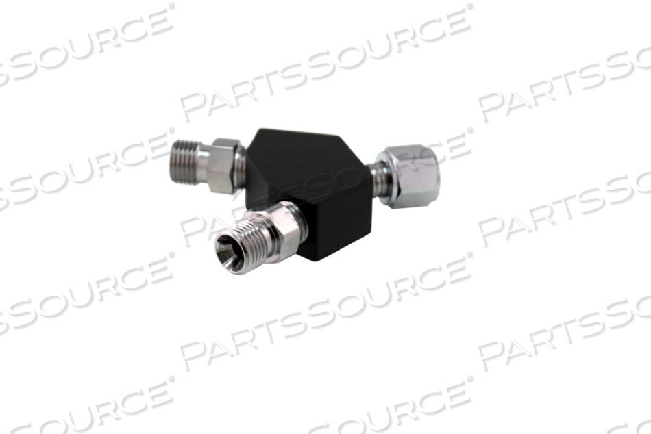 OXYGEN DUEL OUTLET DISS Y-BLOCK, DISS FEMALE HEX NUT X DISS MALE, 200 PSI by Bay Corporation