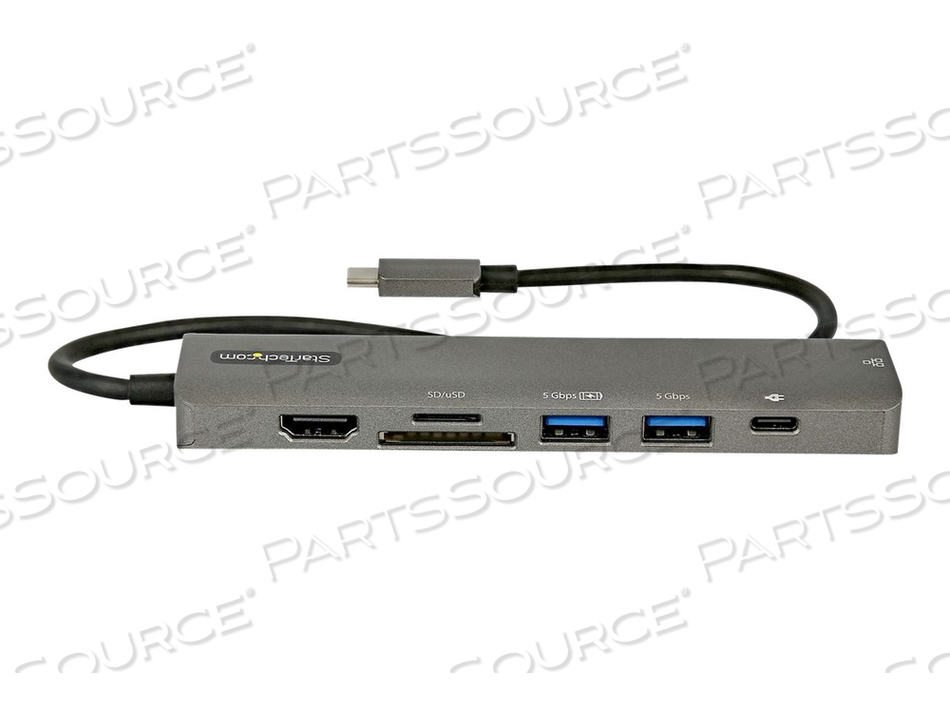 USB C MULTIPORT ADAPTER, USB-C TO 4K 60HZ HDMI 2.0, 100W POWER DELIVERY PASS-THROUGH, SD/MICROSD, 2-PORT USB 3.0 HUB, GBE, USB TYPE-C MINI D by StarTech.com Ltd. USB C MULTIPORT ADAPTER, USB-C TO 4K 60HZ HDMI 2.0, 100W POWER DELIVERY PASS-THROUGH, SD/MICROSD, 2-PORT USB 3.0 HUB, GBE, USB TYPE-C MINI D by StarTech.com Ltd.