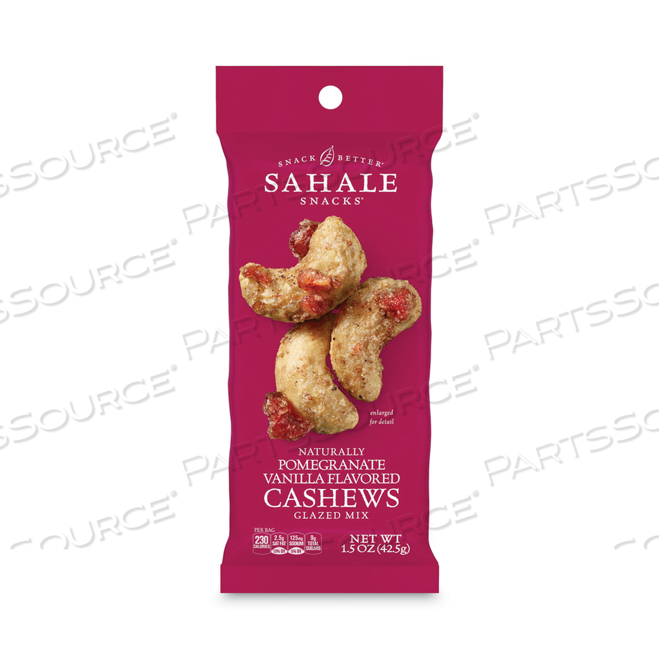 GLAZED MIXES, CASHEW POM VANILLA, 1.5 OZ, 18/CARTON 