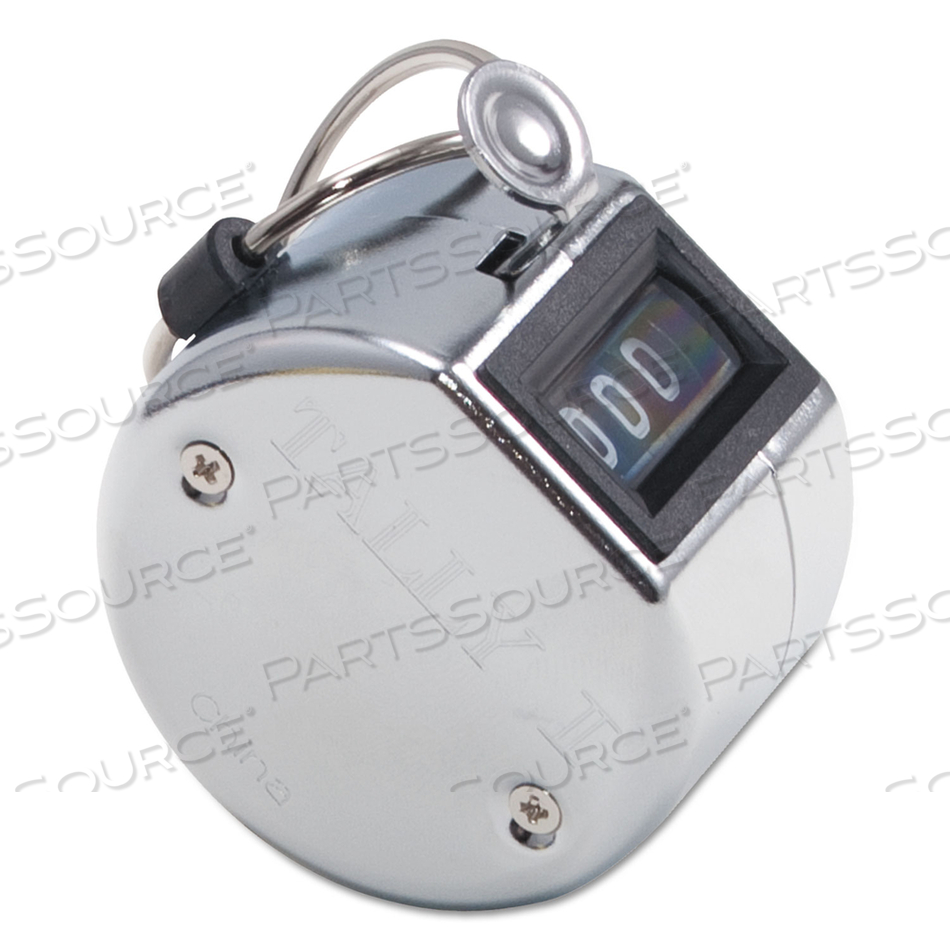 TALLY I HAND MODEL TALLY COUNTER, REGISTERS 0-9999, CHROME by Bates