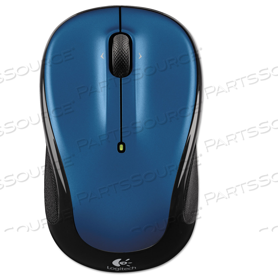 M325 WIRELESS MOUSE, 2.4 GHZ FREQUENCY/30 FT WIRELESS RANGE, LEFT/RIGHT HAND USE, BLUE by Logitech M325 WIRELESS MOUSE, 2.4 GHZ FREQUENCY/30 FT WIRELESS RANGE, LEFT/RIGHT HAND USE, BLUE by Logitech