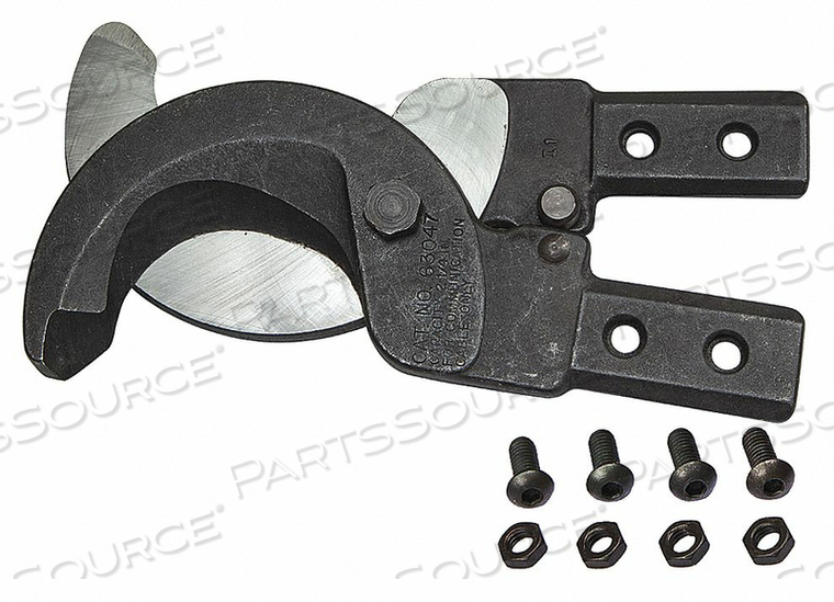 CABLE CUTTER, REPLACEMENT HEAD SET FOR 63045, DROP FORGED TOOL STEEL MATERIAL, USED ON CABLE CUTTERS ITEM # 63045, PACKAGING QTY- SOLD 1 EAC by Klein Tools CABLE CUTTER, REPLACEMENT HEAD SET FOR 63045, DROP FORGED TOOL STEEL MATERIAL, USED ON CABLE CUTTERS ITEM # 63045, PACKAGING QTY- SOLD 1 EAC by Klein Tools