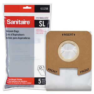 DISPOSABLE BAGS FOR SANITAIRE MULTI-PRO 2 MOTOR LIGHTWEIGHT UPRIGHT VAC, 5/PACK by Sanitaire