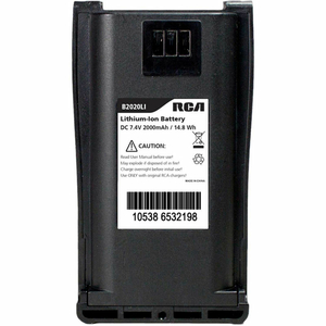 HANDHELD RADIO BATTERY, LITHIUM-ION HIGH CAPACITY 2000MAH by RCA HANDHELD RADIO BATTERY, LITHIUM-ION HIGH CAPACITY 2000MAH by RCA