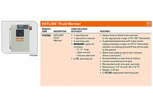 O-RING KIT; FOR HOTLINE® FLUID WARMER by Smiths Medical