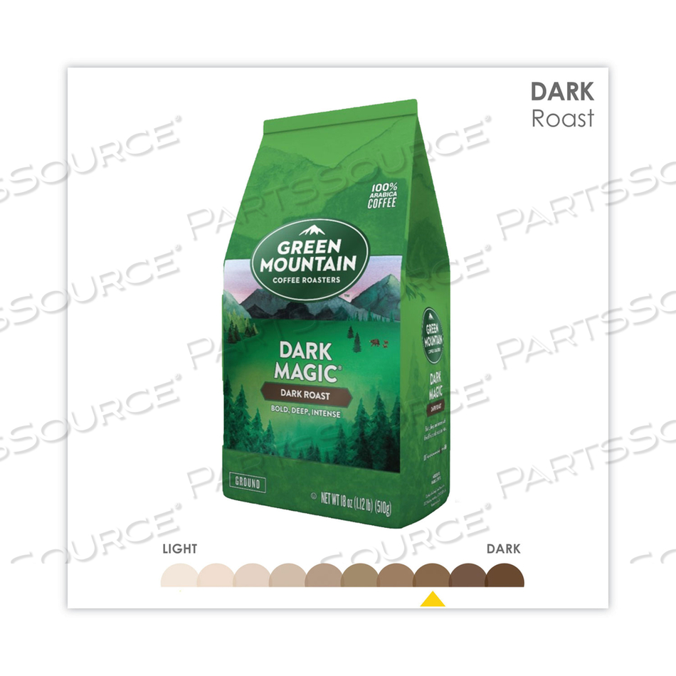 DARK MAGIC GROUND COFFEE, 18 OZ BAG by Green Mountain Coffee DARK MAGIC GROUND COFFEE, 18 OZ BAG by Green Mountain Coffee