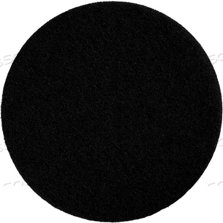MOTORSCRUBBER STRIPPING PAD, BLACK, 10/CASE by HRUBY Orbital Systems