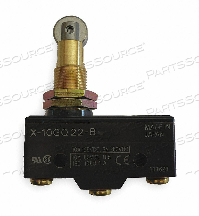 SNAP SWCH 10A SPDT PANEL MT ROLLER PLNGR by Omron - Electronic Division SNAP SWCH 10A SPDT PANEL MT ROLLER PLNGR by Omron - Electronic Division