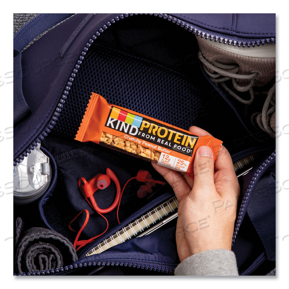 PROTEIN BARS, CRUNCHY PEANUT BUTTER, 1.76 OZ by Kind PROTEIN BARS, CRUNCHY PEANUT BUTTER, 1.76 OZ by Kind