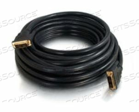 SINGLE LINK DIGITAL VIDEO CABLE, BLACK, 24 AWG CABLE, 1 X 24 PIN MALE, 1 X 24 PIN MALE, COPPER CONDUCTOR, 10 FT by Legrand AV (C2G)