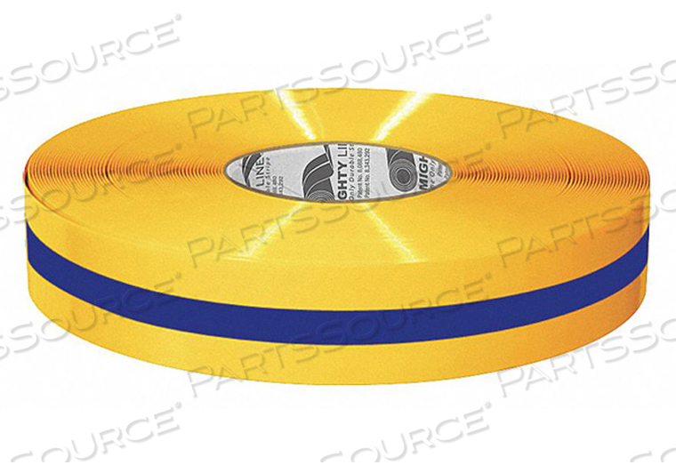 K2071 IND FLOOR TAPE ROLL YELLOW/BLUE VINYL by Mighty Line K2071 IND FLOOR TAPE ROLL YELLOW/BLUE VINYL by Mighty Line