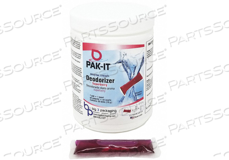 SUPER BERRY DEODORIZER CHERRY 20 POD JAR by Pakit