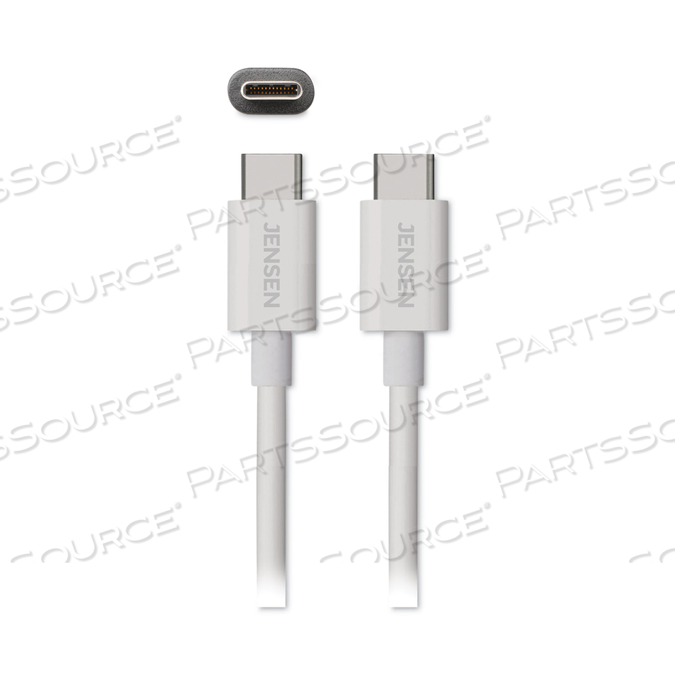 USB-C 3.1 TYPE-C, 480 MBPS, 6 FT, WHITE 