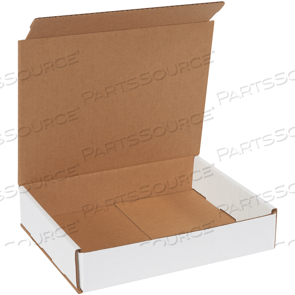 CORRUGATED MAILERS, 10" X 8" X 2", WHITE, 50/BUNDLE by BOX Partners (Box Acquisitions, LLC)