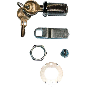 LOCK ASSEMBLY W/KEYS & HARDWARE INCLUDES (1) LOCK, (2) KEYS AND MOUNTING HARDWARE by Rubbermaid Medical Division