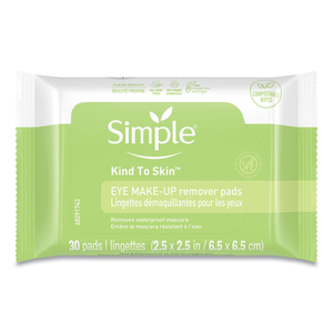 EYE AND SKIN CARE, EYE MAKE-UP REMOVER PADS, 30/PACK by Simple