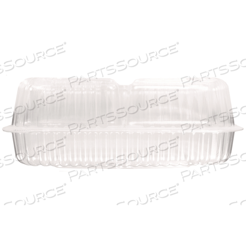 HANDI-LOCK THREE-COMPARTMENT FOOD CONTAINER, 8 X 3 X 8.87, CLEAR, PLASTIC by HFA HANDI-LOCK THREE-COMPARTMENT FOOD CONTAINER, 8 X 3 X 8.87, CLEAR, PLASTIC by HFA