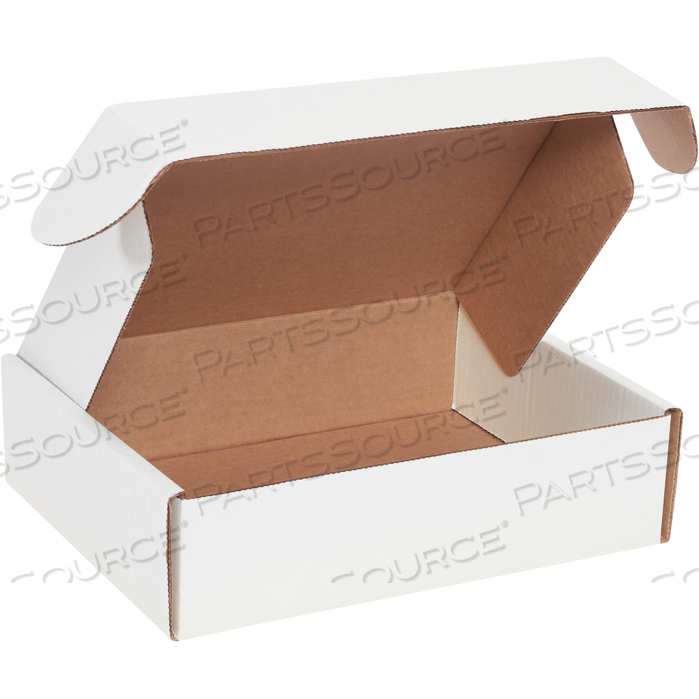 DELUXE LITERATURE MAILERS, 11 1/8" X 8 3/4" X 3", WHITE, 50/BUNDLE by BOX Partners (Box Acquisitions, LLC)