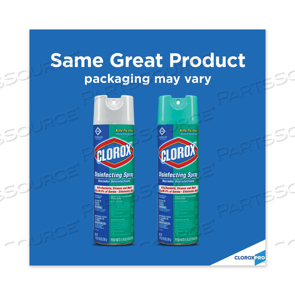 DISINFECTING SPRAY, FRESH, 19 OZ AEROSOL SPRAY by Clorox