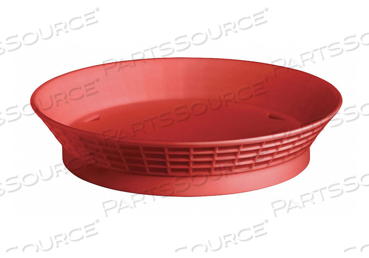 DINER PLATTER W/BASE 9 IN RED PK12 by TableCraft