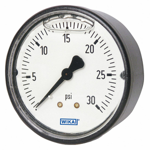 PRESSURE GAUGE 2-1/2 DIAL SIZE by WIKA USA