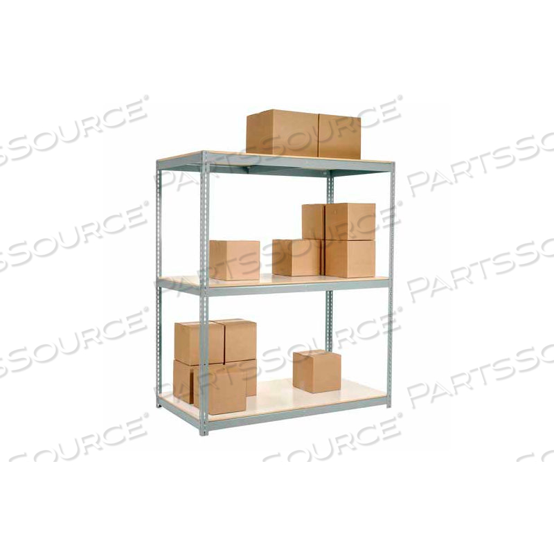 ADDITIONAL SHELF WITH LAMINATED DECK 60"W X 36"D - GRAY 