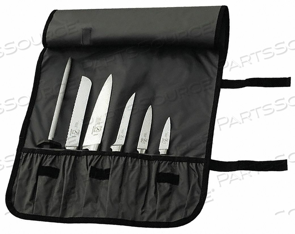 FORGED KNIFE ROLL SET 7 PIECE SET by Mercer FORGED KNIFE ROLL SET 7 PIECE SET by Mercer