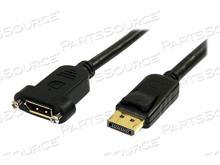 3FT PANEL MOUNT DISPLAYPORT CABLE (MALE TO FEMALE), 4K X 2K VIDEO (3840X2400P 60 by StarTech.com Ltd.