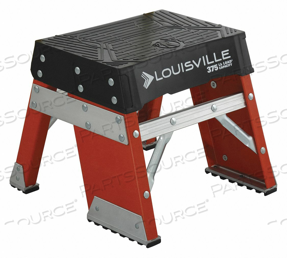 STEP STAND 375 LB LD CAP. FIBERGLASS by Louisville