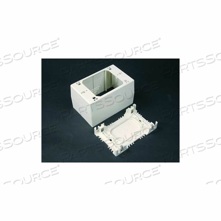 NM2044-WH 1-GANG EXTRA DEEP DEVICE BOX, WHITE, 4-3/4"L by Wiremold