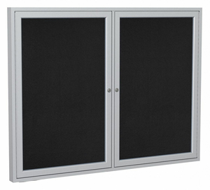 ENCLOSED BULLETIN BOARD TACK BLK by Ghent