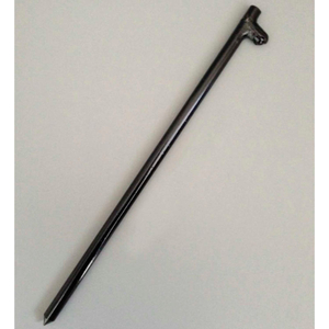 18" FORGED HEAD STAKE, BLACK by Cutshaw Industries