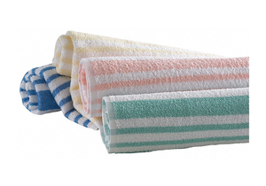 D5705 POOL TOWEL PEACH/WHITE 30X70 PK12 by Martex