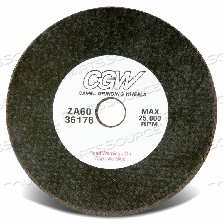 CUTOFF WHEELS 3" X 1/16" X 3/8" FOR DIE GRINDER / MANDREL 36 GRIT ZIRCONIA 