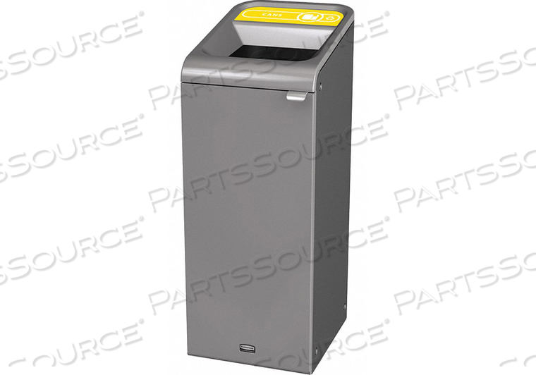 RECYCLE CONTAINER RECTANGLE 15 GAL. GRAY by Rubbermaid Medical Division