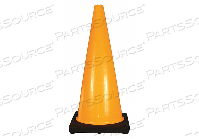 28IN YELLOW PVC TRAFFIC CONE by Cortina