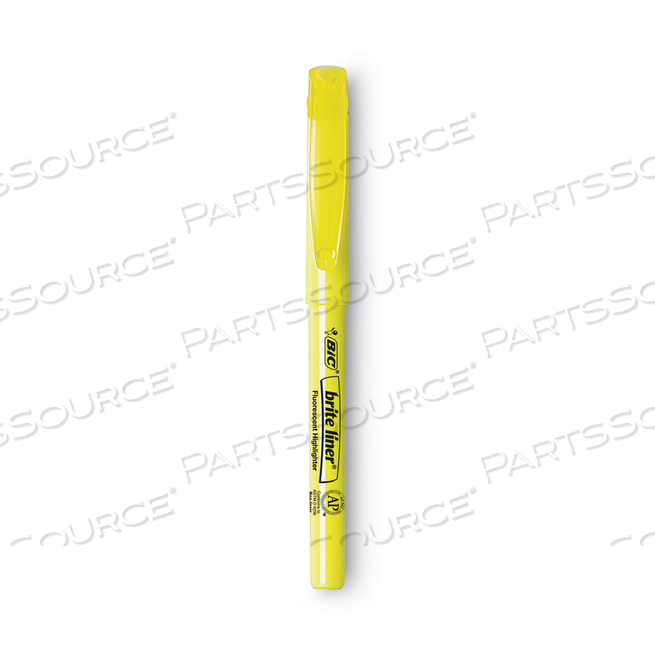 BRITE LINER HIGHLIGHTER XTRA VALUE PACK, YELLOW INK, CHISEL TIP, YELLOW/BLACK BARREL, 200/CARTON 