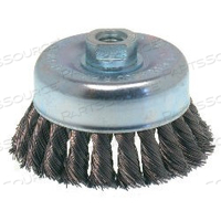 99039 OSBORN KNOT WIRE CUP (3" ODX.020" STEELX5/8-11 NC AH){CLAMSHELL} by Osborn