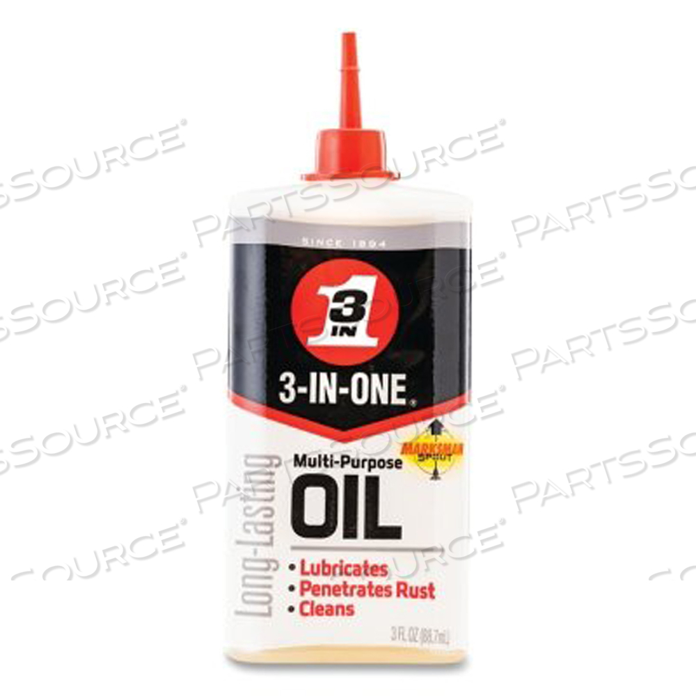 MULTI PURPOSE DRIP OIL 8 OZ. CLEAR AMBER by 3-In-One